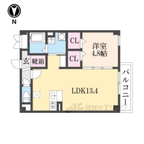 ＡＲＣＥＮＣＵＥＬＣＯＵＲＴ橿原神宮前の間取り