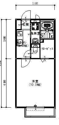 ウエストヴァレーIIの間取り