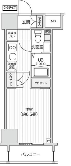 レジディア笹塚IIの間取り