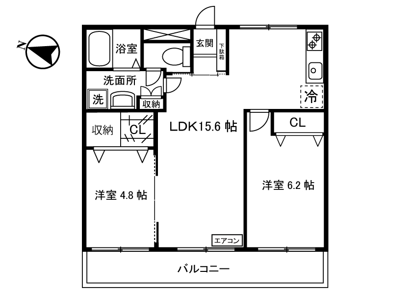 ファミリオ生田の間取り