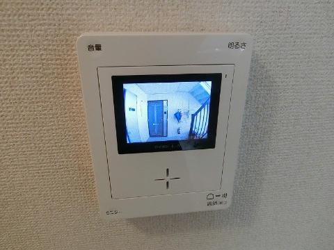 プラスコート南耳原　セキュリティ　カメラ付インターホン
