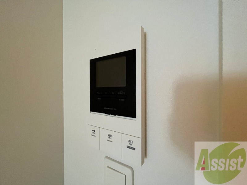 セキュリティ　インターホンは通話ができるので急な訪問があっても安心です。