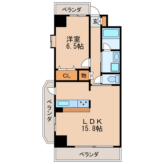 音羽壱番館SAKAEの間取り写真