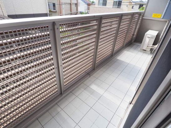 バルコニー　日当たり良好です