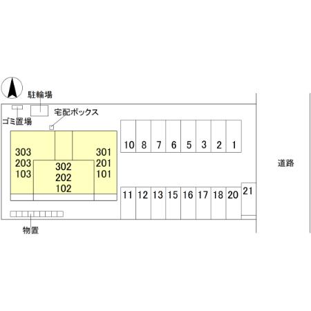 駐車場　区画図