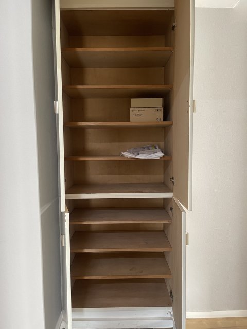 収納　同物件別号室のものです。