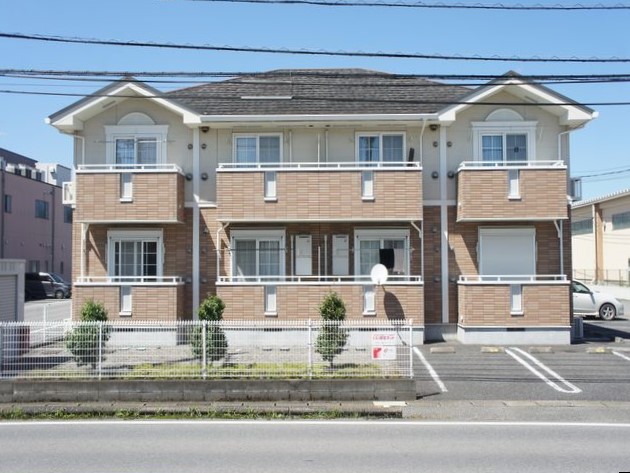 建物外観　オシャレな外観が特徴の賃貸住宅です♪