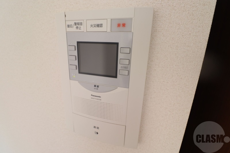 セキュリティ　モニター付きインターホンで安心
