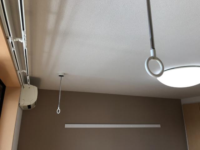 バルコニー　室内物干