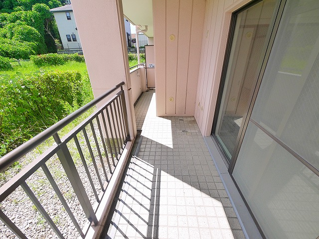 バルコニー　落ち着いた時間を過ごせるバルコニーです