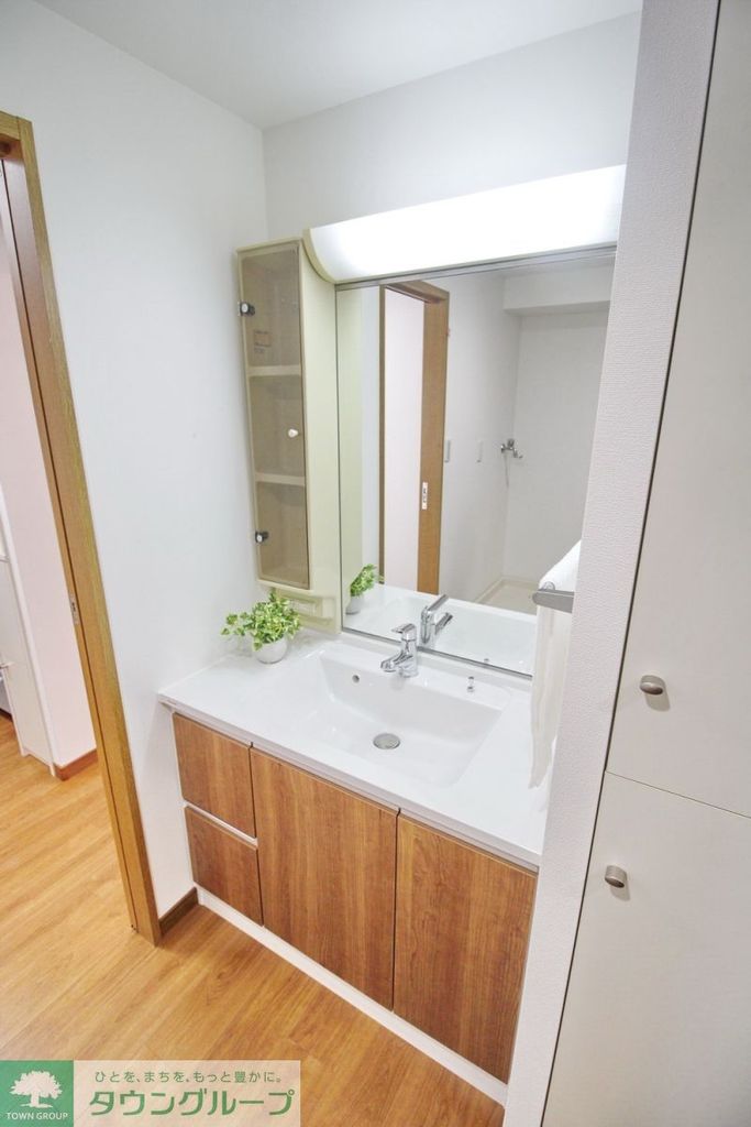 洗面設備　同タイプの別部屋参考写真です！