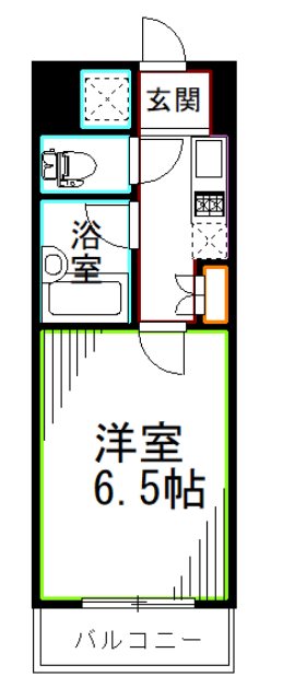 ＪＲ総武線 荻窪駅 徒歩8分 5階建 築19年の間取り写真