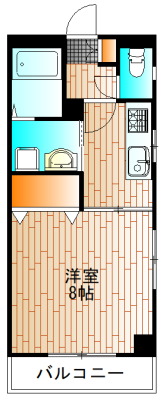 青山コーポBの間取り写真