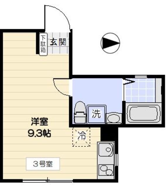 ハレモアナ大岡山の間取り写真