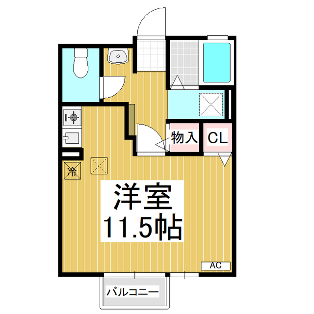 クレアールの間取り写真