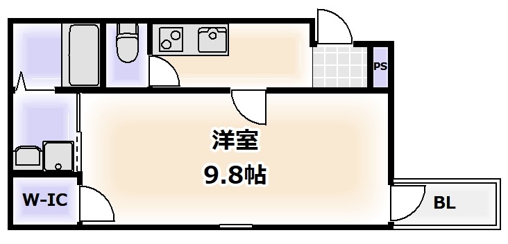 フジパレス中野VI番館の間取り写真
