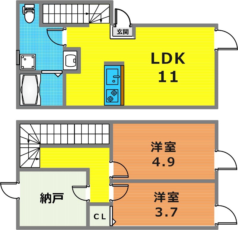 PROP SANGENJAYAの間取り写真