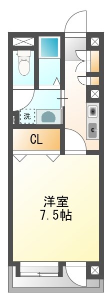 フリュウゲル21の間取り写真