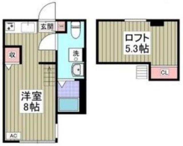 ＪＲ横浜線 矢部駅 徒歩18分 2階建 築11年の間取り写真