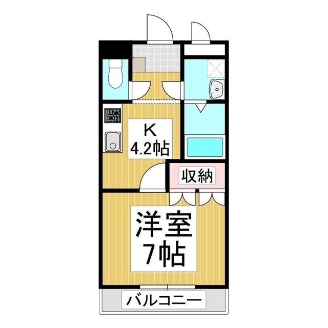 メゾンアグレアーブルの間取り写真