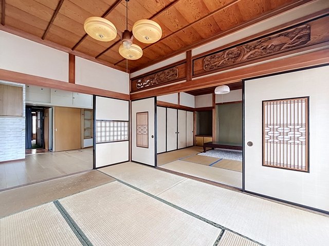 大社町杵築南貸家の居間写真