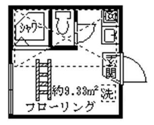 西武新宿線 沼袋駅 徒歩8分 2階建 築9年の間取り写真