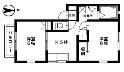 フロイデ・堀D棟の間取り