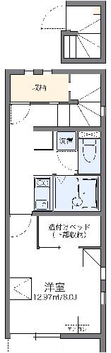 【レオネクストリボーン岩代の間取り】