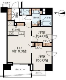 プラウド銀座一丁目の間取り