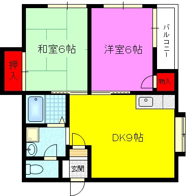 エバーグリーン鴻池の間取り