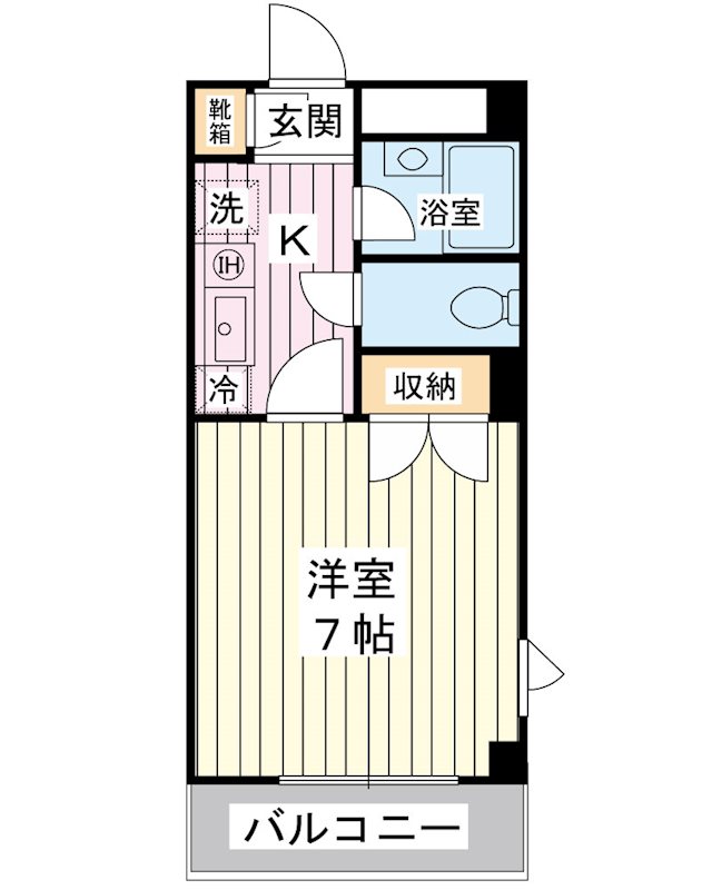 サンライズ堀江の間取り