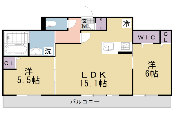 Ｇｌｉｃｉｎａ上賀茂の間取り