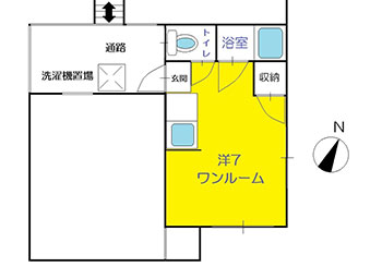 ドマーニ清水の間取り