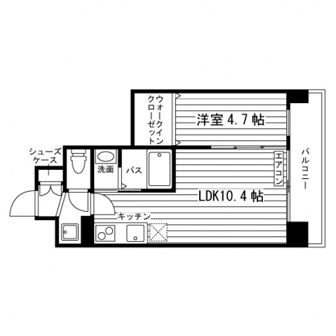 ボーヌング長町の間取り