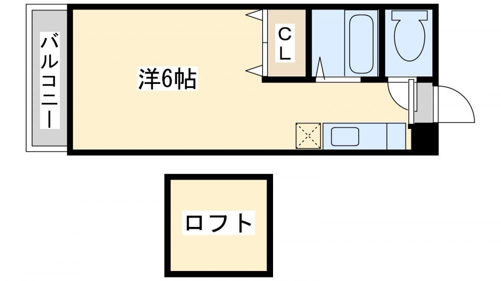 ベルシオン北九州　Iの間取り