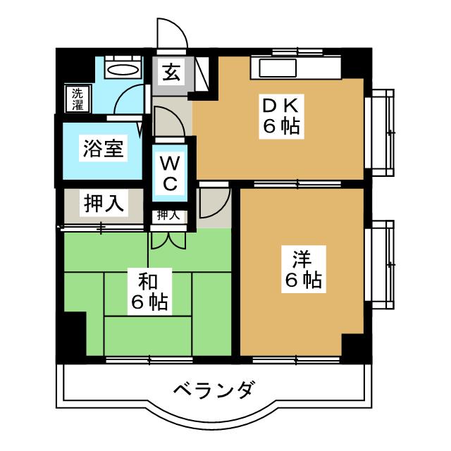 クランデール宮前平の間取り