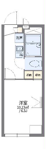 レオパレスファーストステップの間取り