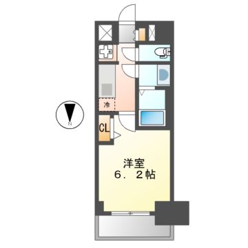 プレサンス名駅南エディフィスの間取り