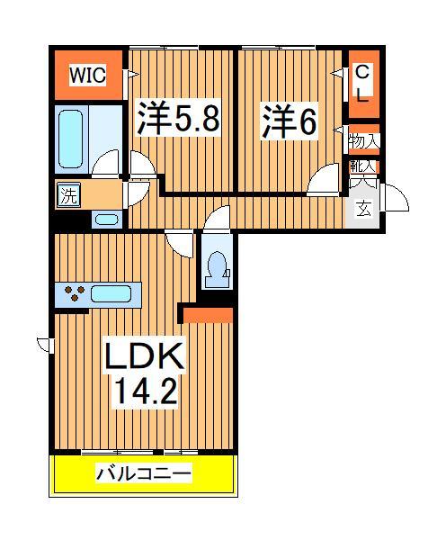 【ウィンクルム柏の葉の間取り】