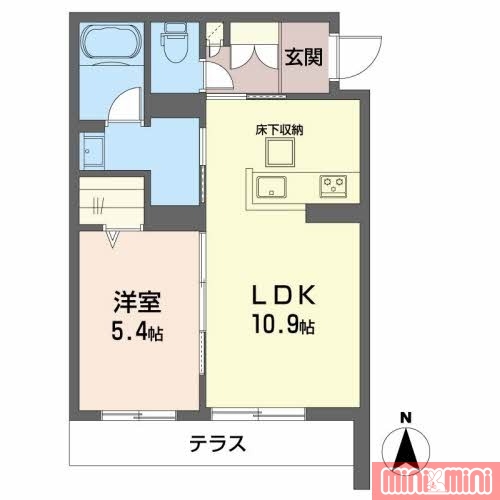 守口市八雲西町のマンションの間取り