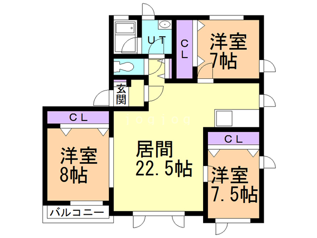 ガレイジオの間取り