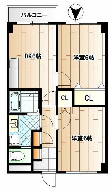 プロシード栄町通りの間取り