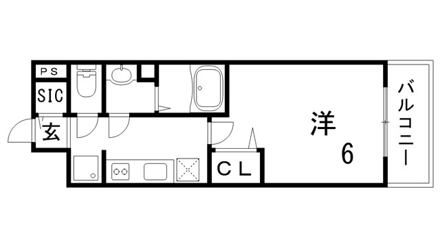 アドバンス神戸パーチェの間取り