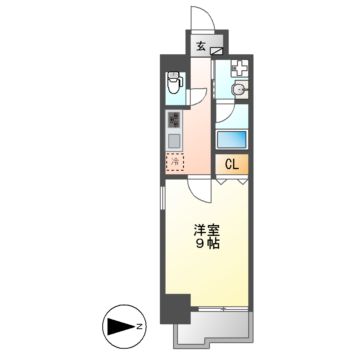 トレヴィ高岳の間取り