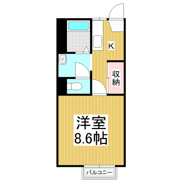 フレグランスステーションＢ棟の間取り