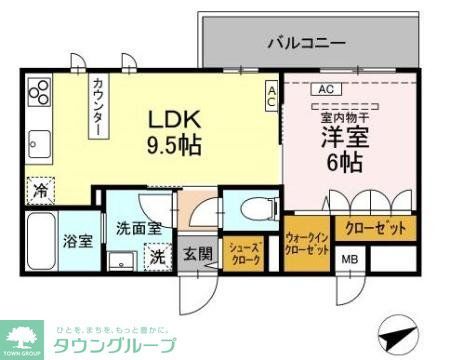 大田区西馬込のマンションの間取り