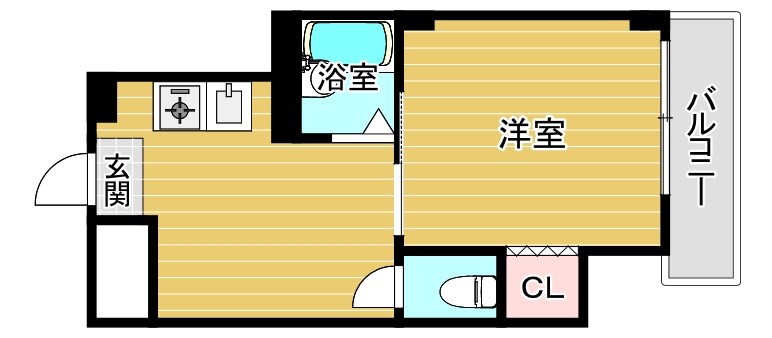 大阪市旭区今市のマンションの間取り