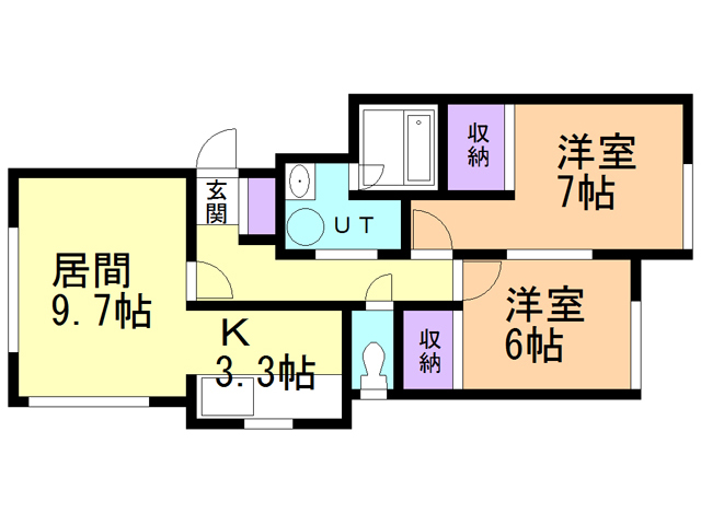 ハイツピレニーの間取り