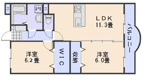 シェーネ・Fの間取り