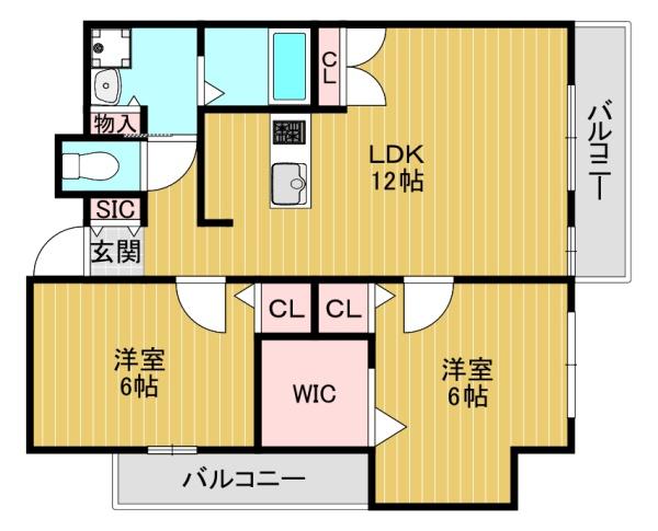 サウスパークの間取り